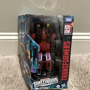 Target Ex Transformers War For Cybertron WFC Earthrise Voyager Class Thrust MISB