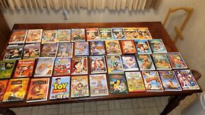 Lot Of 42 DISNEY Family DVD COLLECTION LION KING TOY STORY LITTLE MERMAID & More