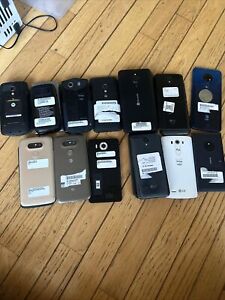 LOT OF 25 Mixed Model And Brands Phone FOR PARTS UNTESTED