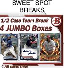 Texas Rangers 2024 Bowman Baseball Jumbo 1/2 Case (4 BOX) Team Break #2