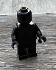 GENUINE REAL LEGO PLAIN BLACK MINIFIGURE HEAD TORSO ARM HAND LEG MONOCHROME MOC