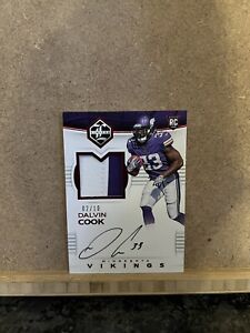 New Listing2017 Limited Ruby Spotlight #111 Dalvin Cook Rookie RPA PATCH AUTO 02/10 RC