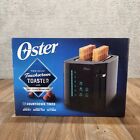 Oster 2-Slice Toaster Touch Screen Shade Settings Digital Timer Black/Stainless