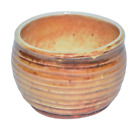 New ListingHand Crafted Pottery Bowl New Orange Ceramic Ribbed