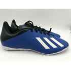 Adidas X19.4 IN Men's Soccer Shoes Blue White Black EF1619 Size 8 NWT
