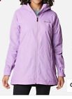 Womens Columbia  Switchback Premium  Rain Jacket Hooded Lined & Long FIT Sz SM