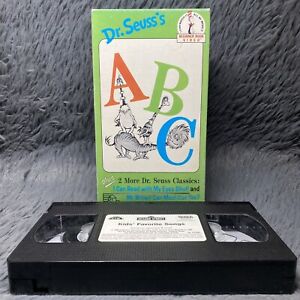 Dr. Seuss’s ABC VHS 1992 Video Tape, I Can Read + 2 More Classics Mr. Brown