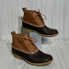 LL Bean Bean Boots 6 Inch Duck Shoes Gumshoes Brown Mens Made In USA Size 11M