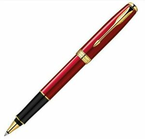 Outstanding Red Parker Sonnet Fine Nib Rollerball Pens Black Ink Refill
