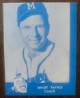 1988 Jalfco Reprints 1960 Lake To Lake Dairy Milwaukee Braves Andy Pafko
