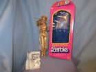 vintage 1980 Golden Dream Barbie new in box w/ all accessories, shoes brushes