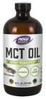 Now Foods Sports Vanilla Hazelnut MCT Oil Pure 16 fl oz  9/2025EXP FRESH