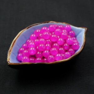 8mm Spacer Beads Craft Glass Loose Beads DIY Jewelry Making Imitation Jade Beads