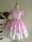 NEW! Sissy Maid Pink dress cosplay costume Tailor-made