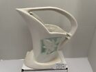 Roseville Pottery 1952 Silhouette Basket / Vase WHITE - 709-8