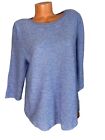 Talbots Light Blue 3/4 Sleeve Sweater 100% Cotton Button Arms Size 1X
