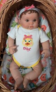 Ooak Hand Painted Playborn Reborn Baby Doll Preemie Soft Body Birthmark