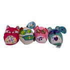 🐞 LOT OF 4 SQUISHMALLOW MCDONALDS HAPPYMEAL TOYS FIFI, CAM, ARCHIE, KEVIN EUC