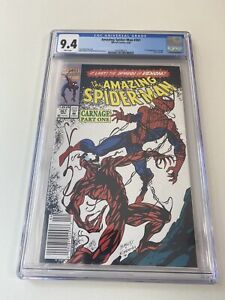 Amazing Spider-Man #361 CGC 9.4 WP Newsstand 1992 1st Full Appearance Carnage!