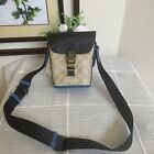 NWT coach Track Small Flap Crossbody In Colorblock Signature Canvas