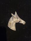 vintage sterling silver horse brooch pin