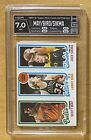 New ListingLarry Bird RC/Sikma/May 1980-81 Topps Basketball HGA 7 NM With Two 8 Subs