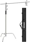 Neewer 10 Feet C-Stand Light Stand with 4 Feet/1.2 Meters Extension Boom Arm