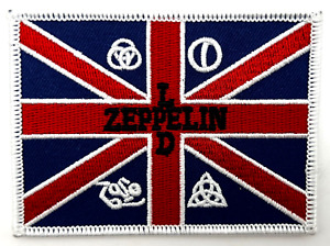 Led Zeppelin Rock Applique Embroidered iron on Patch