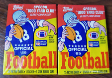 1989 Topps Football 15 Card Pack x 2 = 30 cards - checklist below