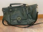 COACH LEATHER handbag--tote/shoulder bag--leather--18