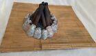 Working 1st Ed AMERICAN GIRL Kaya Tepee WOOD FIRE PIT Camping Accessory VTG