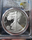 2020-W PCGS PR70 DCAM $1 Silver Eagle First Day of Issue, Deep Cameo