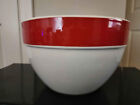 New ListingCrate And Barrel Red And White Nesting Bowl