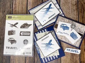 New ListingStampin' Up! Sentimental Journey Stamp Set + Cards Scrapbooking Travel Stamp