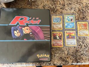 Team Rocket Pokemon Binder and Card Collection