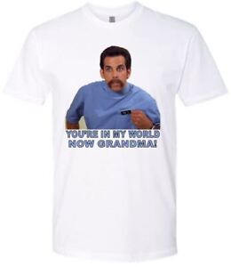 HAL L In My World Now Grandma Happy Gilmore Slim Fit T-Shirt Men's or Youth Size