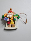 Vintage 1996 PAWS 20 Years of Garfield GARFIELD ON FIREPLACE Christmas Ornament