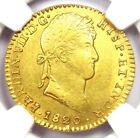 Gold 1820 Spain Ferdinand VII 2 Escudos Gold Coin 2E - Certified NGC AU Details
