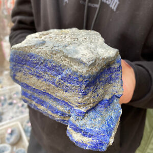 4.6lb Large Natural lapis lazuli quartz crystal Rough Gemstone Mineral Healing
