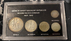 RUSSIA USSR SECOND SILVER COINAGE 5-COIN SET 1924-1931, 1924 NICE ROUBLE