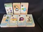 Mixed Lot Of 7 Cricut Cartridges With Manuals - Fonts, Shapes, Animals, Places