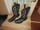 ARIAT Black Deertan Cowboy Western Boots Style 10002296 Men's size 10.5 EE