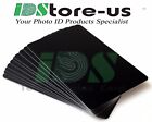 500 Black PVC Cards, CR80, 30 Mil, Graphics Quality, Credit Card size