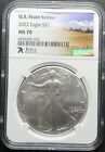 New Listing2022 IOWA STATE SERIES AMERICAN EAGLE 1 OZ .999 FINE SILVER DOLLAR NGC MS 70