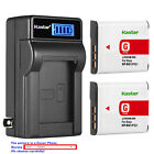 Kastar Battery LCD Wall Charger for Sony NP-BG1 NP-FG1 Sony Cyber-shot DSC-W120