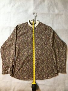 WAH Maker Frontier Clothing Size Large Mens Old Western Shirt Paisley