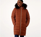 NEW Nuage Stretch Puffer Coat Removable Jacket TORTOISE SHELL Sz 2X
