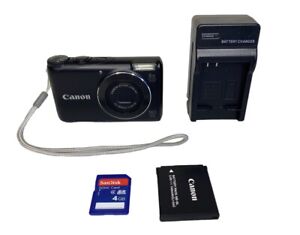 New ListingCanon PowerShot A2200 HD Digital Camera 14.1MP 4X Zoom with Battery/ 4GB Memory