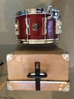 Used At The Time Tama Snare Drum 148 Inch Superstar Birch Cherry Wine Unknown Fi