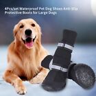 4pcs set Waterproof Pet Dog Shoes Anti Slip Protective Boots for Large Dogs